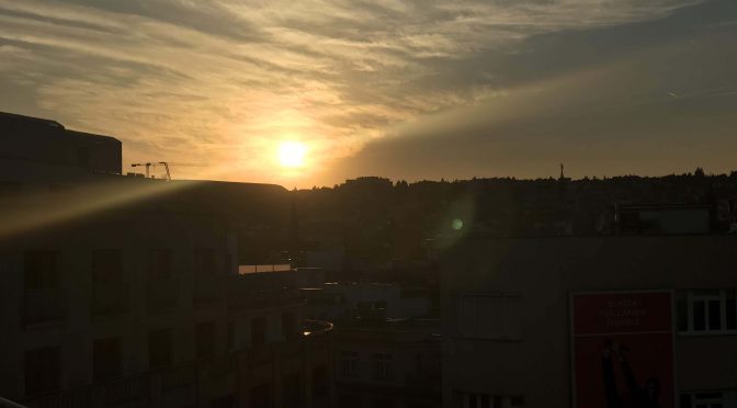 Bratislava sunset timelapse